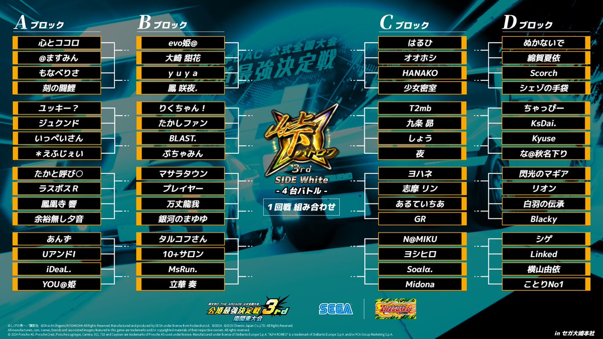 頭文字DAC 公道最強決定戦3rd＠会場インフォメーション
