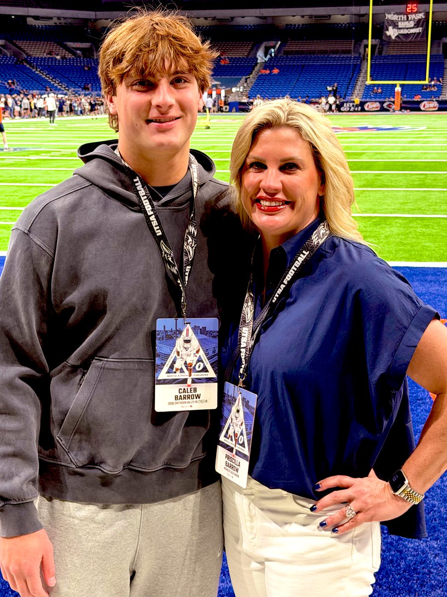 cdbarrowtx's tweet image. Thanks @coachgscott1 and @YorkJacob0 for having me out today. Great win for @UTSAFTBL!!!!

@SV_RangerFB @JButler_210 @iam_alinedouard  @cjrecruiting2 @TXRecruits @PrepRedzoneTX @StarStatePreps