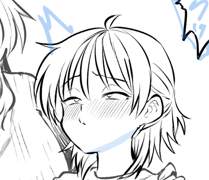 話題の上向いてる角度のふたなりを描いている 