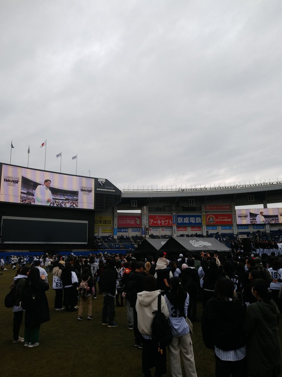 ファン感ナウ🤣www
#chibalotte #サブロー