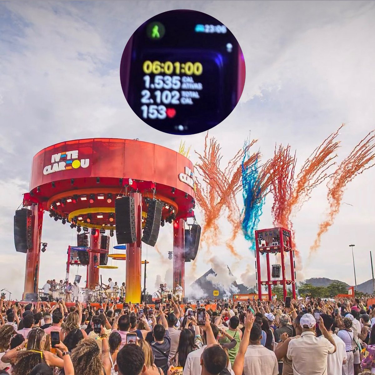 eiDavizinho's tweet image. NÃO É PRA QUALQUER UMA! Ivete Sangalo acabou de cantar 6 HORAS ininterruptas no #IveteClareou no RJ. 

Ela segue fazendo história! Show do ano. 

Tem que ter cardio 😮‍💨