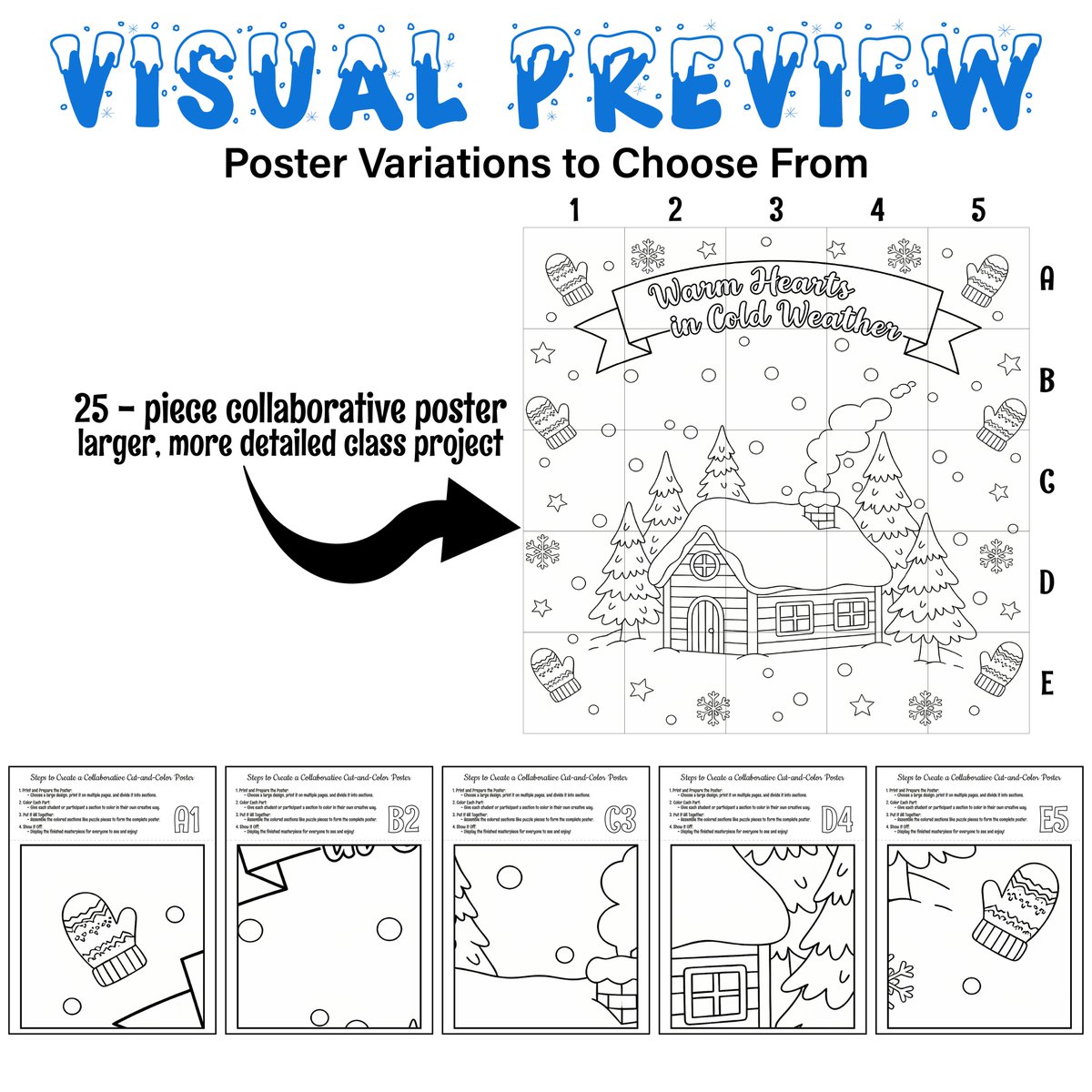 AvenuesLearning's tweet image. 🏡❄️ Warm hearts in cold weather!
This collaborative cabin poster turns 25 pieces into a 37.5” winter mural—perfect for grades 2–6.
#WinterTeaching #CollaborativeArt #Teachers #teacherspayteachers

teacherspayteachers.com/Product/Winter…