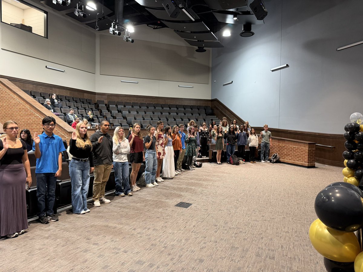 Congratulations to the new members of the Tri-M Music Honor Society! Student membership includes members from the band, chorus and orchestra programs.
