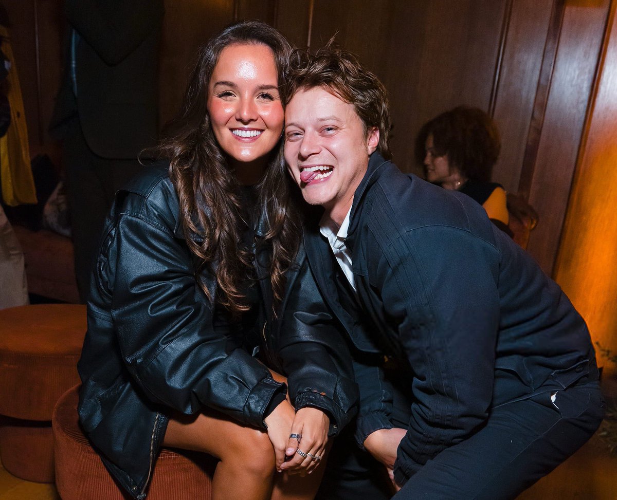 rudethaccess's tweet image. Rudy Pankow ontem (21) em uma festa do filme Sinners, em Los Angeles.