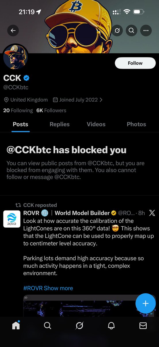 RealDylanSwartz's tweet image. Oh no….

He blocked me after calling him out publicly, what’s the odds of that happening