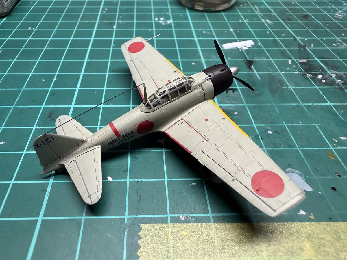 Fa35Ju's tweet photo. SWEET 1/144 零戦三二型 報国-994
#144スケモ https://t.co/RP3j1AMSy1