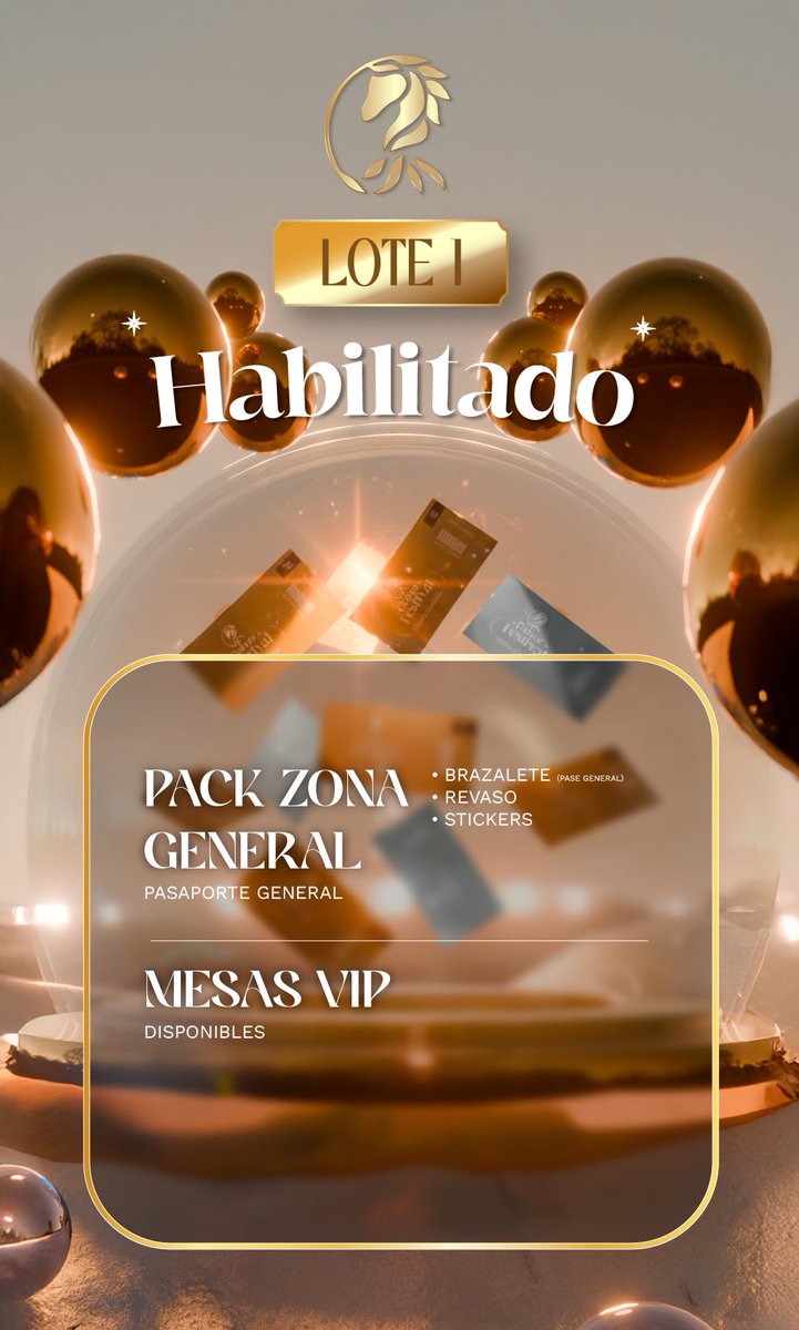 CaborteadaFest's tweet photo. ¡Adquirí tu pack! 
Gózate las 3 noches de DIC 24|27|31✨

Solicitá más información a nuestro WhatsApp 
https://t.co/g4WMYVcunp

Lote 1 habilitado🎫
https://t.co/UUCgPIoIWW

#sempiterno #inefable #caborteada https://t.co/Fqz8odGJHQ