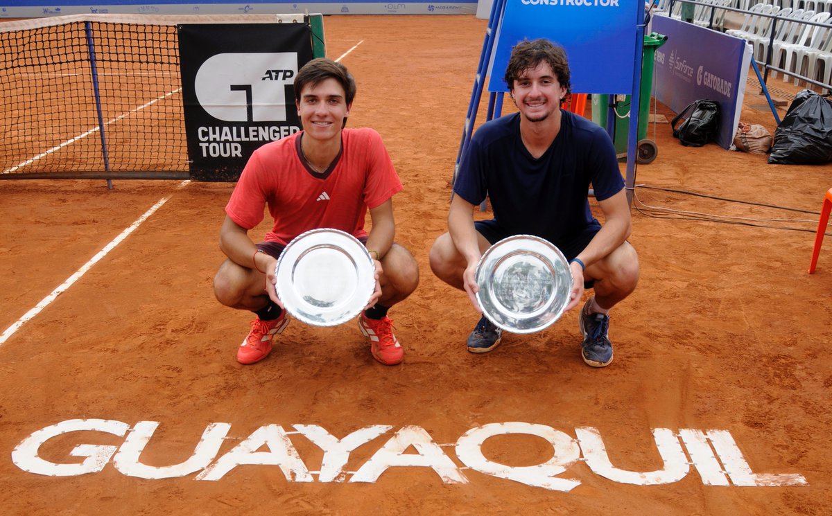 ¿Cómo festeja el haber llegado a la final de un Challenger en dobles? Yendo al aeropuerto, para ir a Chile, vía Panamá, a firmar como alterno la qualy del Challenger de Temuco. Si no tiene bye, tendrá que ir al club directo a jugar— El que no arriesga no gana.