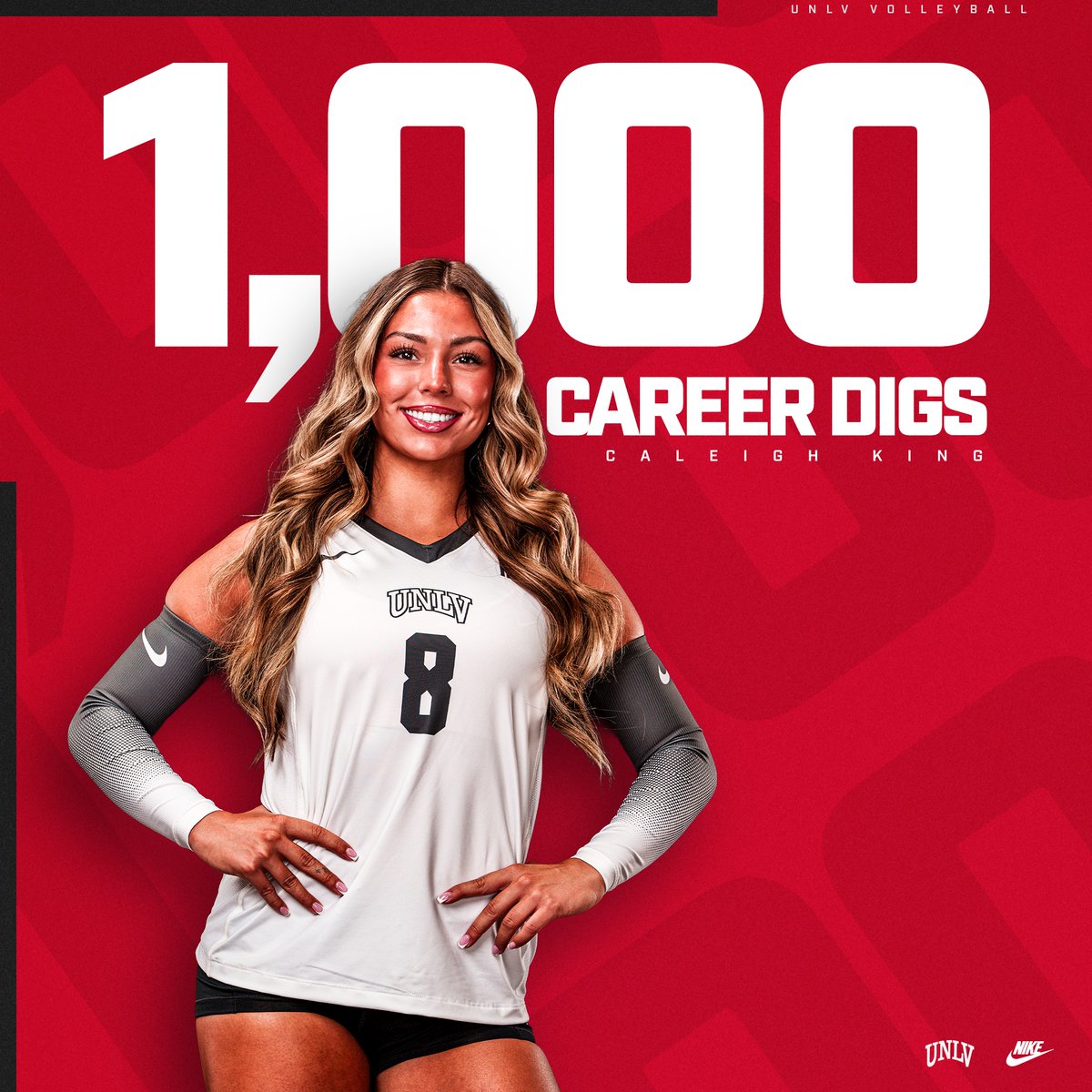 UNLVvball's tweet image. 𝗪𝗘𝗟𝗖𝗢𝗠𝗘 𝗧𝗢 𝗧𝗛𝗘 𝗖𝗟𝗨𝗕, 𝗖𝗔𝗟𝗘𝗜𝗚𝗛!

The 7th member to reach the milestone in team history 👏

#BEaREBEL