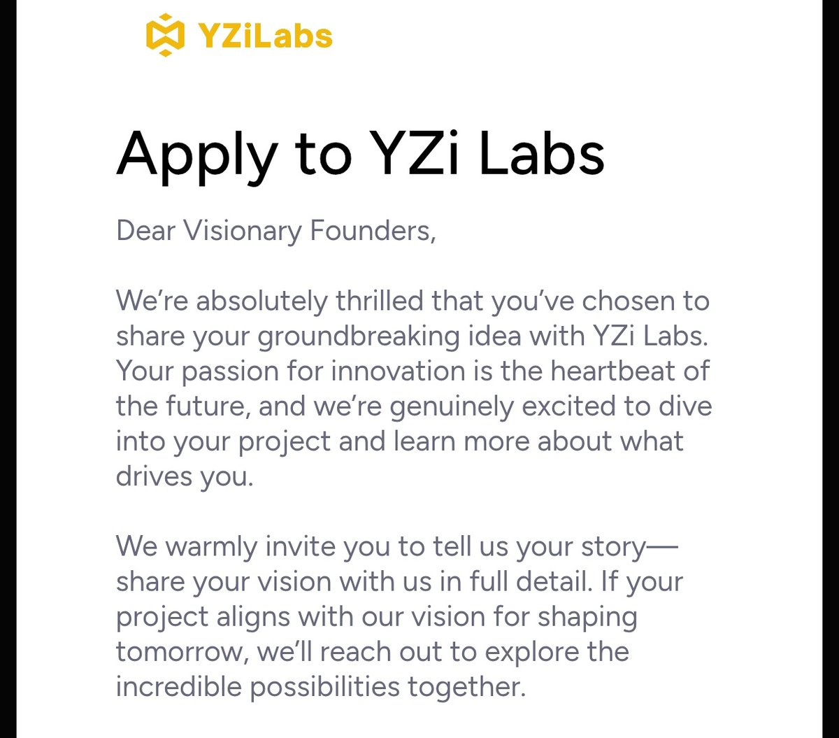 Hey <a href="/ellazhang516/">Ella Zhang</a> <a href="/Hui_Huangg/">Haley_Huang</a> @Jingx777, We have completed our application to YZI Labs

zkAster is a privacy‑first, multichain DEX on Binance Smart Chain

You can bridge coin across chains — no wallet connection needed, fully private and untraceable.

Private multichain swaps