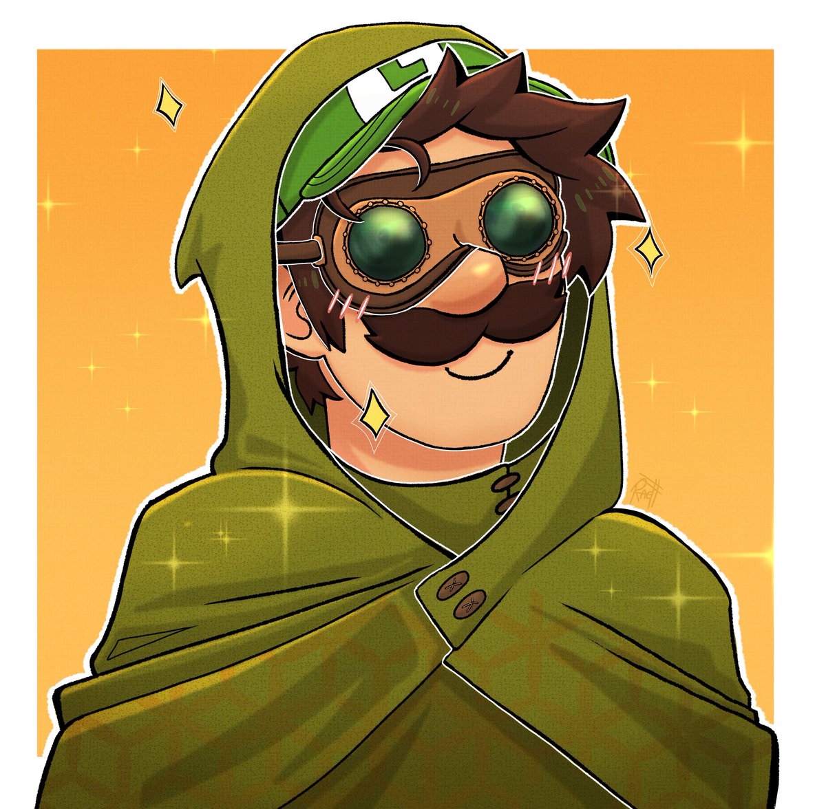 BoxxRae's tweet image. He’s so excited [ #luigi ] 
#supermariobros #smb #SuperMarioGalaxy2