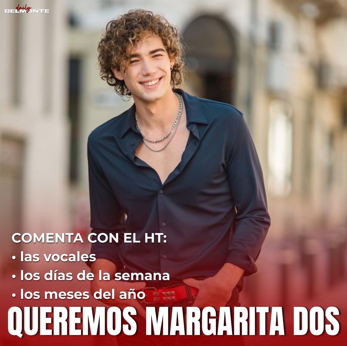 dailybelmonte's tweet image. 📢 — Comenzamos con la tendencia, comenten usando la frase 🌼

QUEREMOS MARGARITA DOS
