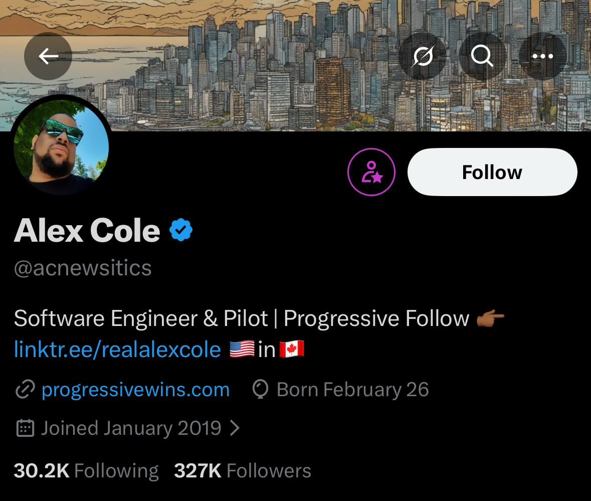 symplyDAPO's tweet image. A well-known Liberal influencer on X, Alex Cole, is getting dragged online after claiming he “voted for Harris” a statement that raised eyebrows pretty quickly, considering he actually lives in Canada and isn’t eligible to vote in U.S. elections.

After people started pointing it…