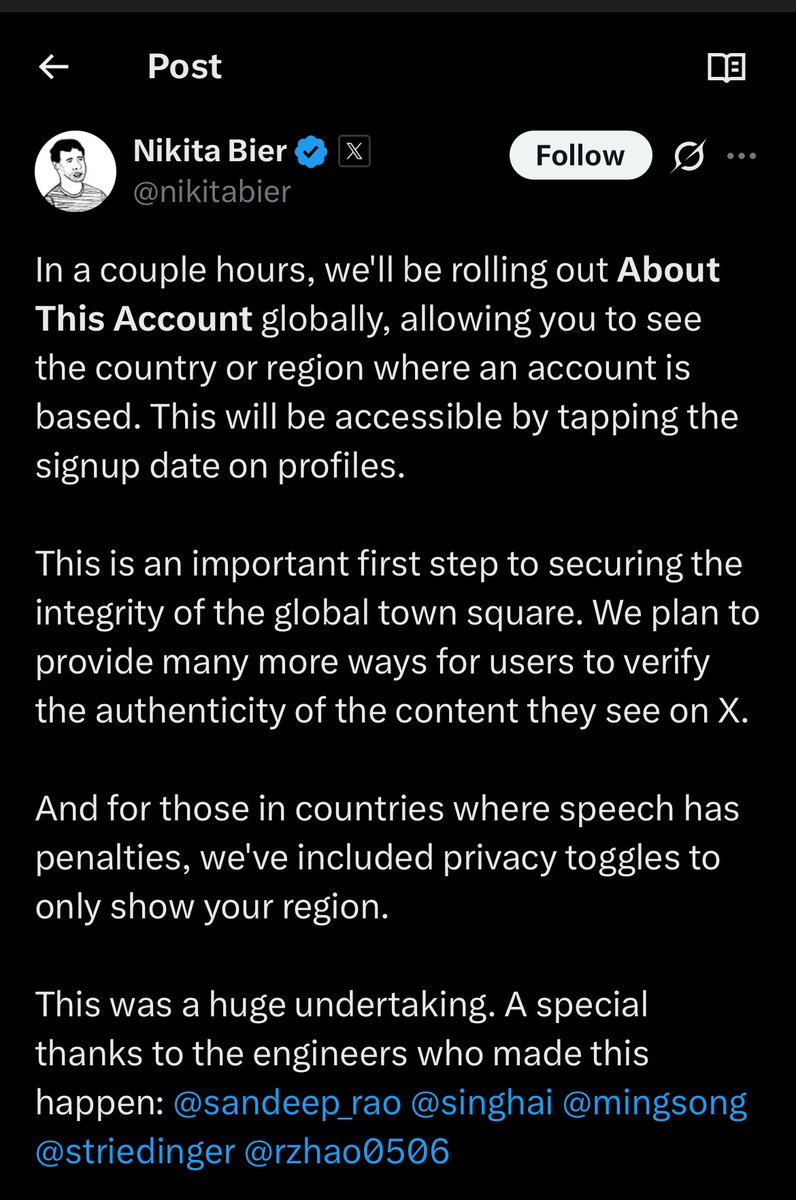 The location feature is coming back in a few hours globally, whomever needed to be warned has been warned.