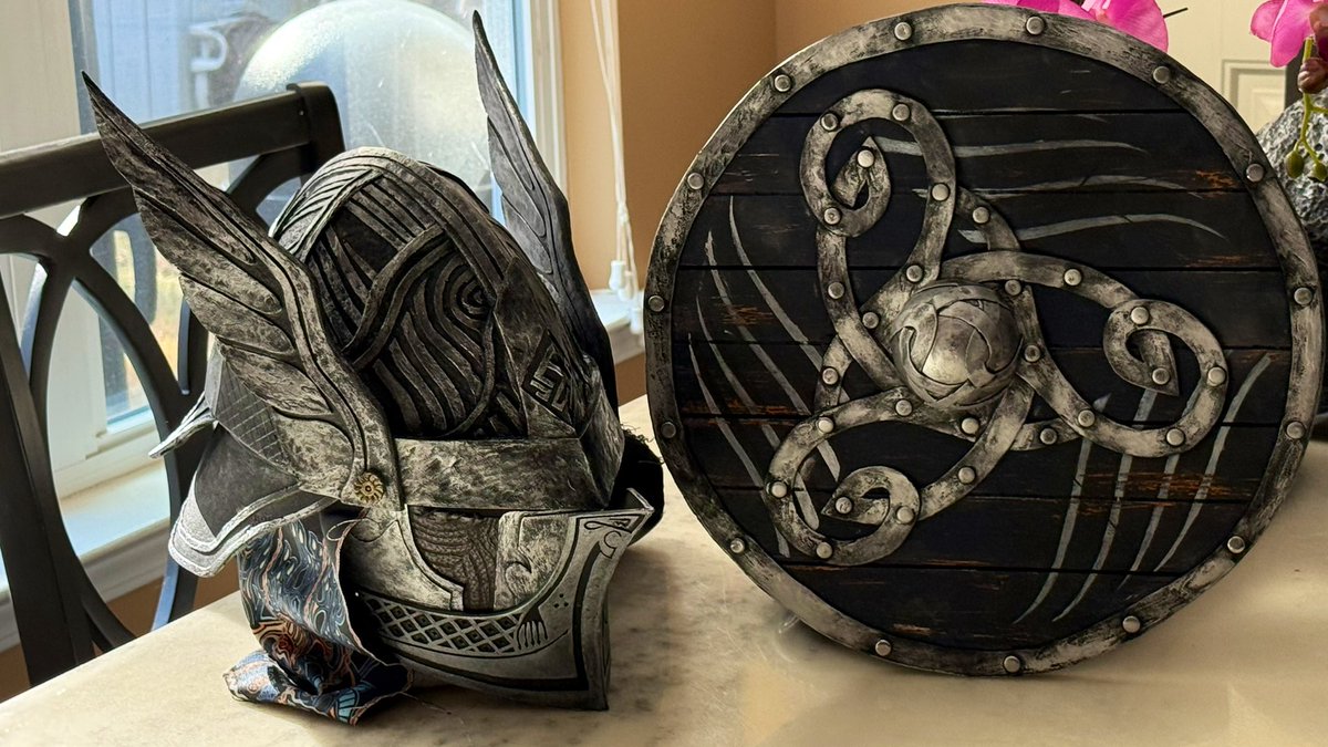 These are the wilder helmet and shield I made!