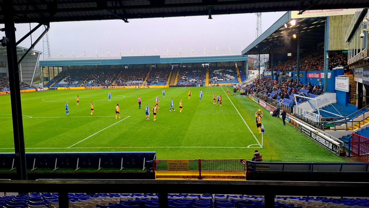 JS1993_'s tweet image. Oldham 3-0 Newport County, League Two. 
Think this will be season County will go down, not looking good.