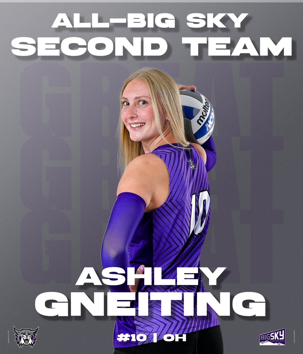 weberstatevb's tweet image. All-Big Sky Second Team honors for Ashley and Kaylie 👏

#WeberStateGreat // #BigSkyVB