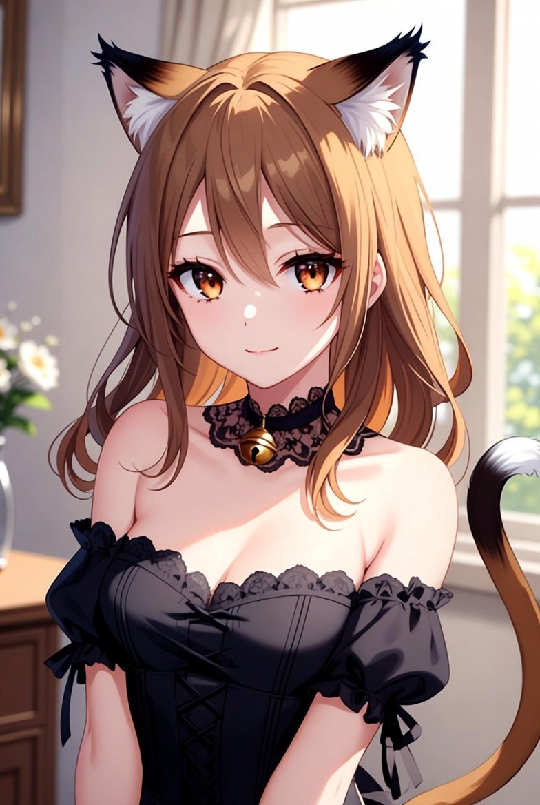 Happy Caturday Meow!  😻

SFW illustration without suggestive intention.