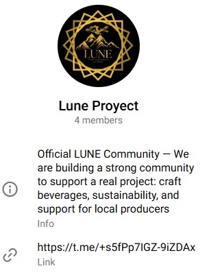 LuneCoin_Craft's tweet image. LUNE Community is now live on Telegram 🚀
If you want to be part of the early supporters, join here:
👉 t.me/+s5fPp7IGZ-9iZ…
Craft beverages • Sustainability • Support for local producers.
#CryptoCommunity 
#PumpFun
#NewToken