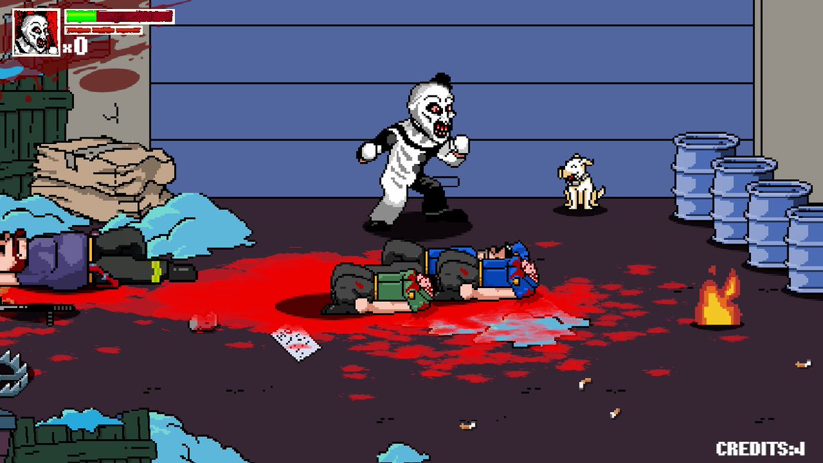 PeraltIsGaming's tweet photo. I didn't let Art pet the dog.

#TerrifierTheARTcadeGame https://t.co/UsCRs0NIvU