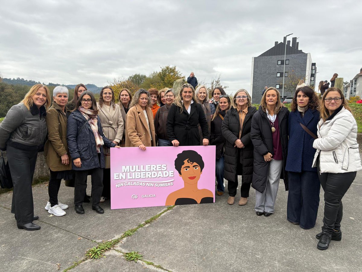 As populares da provincia de Pontevedra tamén conmemoramos o 25-N xunto a compañeiras de toda Galicia.

Mulleres libres: nin caladas nin submisas. Mulleres galegas, orgullosas, do PP!