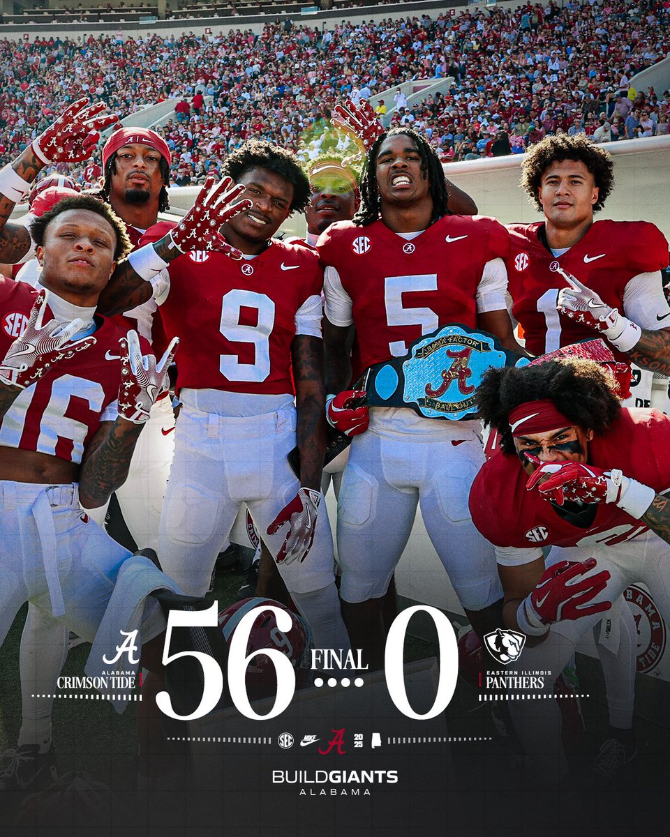 AlabamaFTBL's tweet image. Dub 🙌

#RollTide | @_MIBProgram