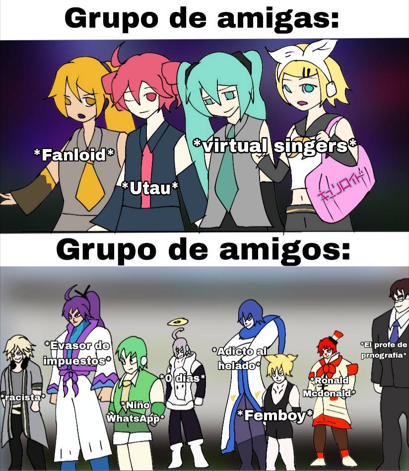CuriVocaloid's tweet image. Hay variedad para todos
Curi hecho por Alfonso VF
#VOCALOID #HatsuneMiku #KasaneTeto #KagamineRin #AkitaNeru #KAITO #CuriVocaloid
