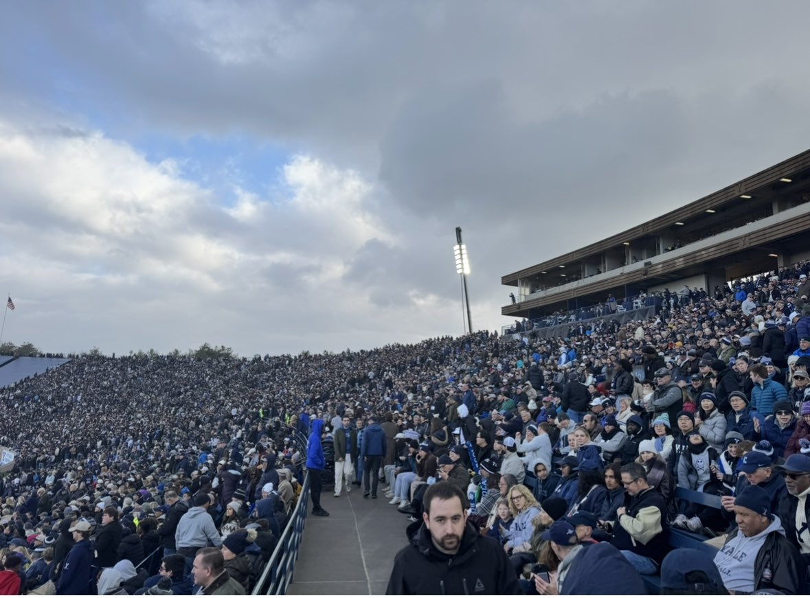 Amazing game day experience at Yale! Thank you <a href="/Bigstef72/">Stefon Wheeler</a> <a href="/CoachRenoYale/">Tony Reno</a> and <a href="/AlexKurtzYale/">Alex Kurtz</a> for the invitation. It was great being on campus and meeting so many coaches. <a href="/yalefootball/">Yale Football</a> <a href="/YUFBRecruiting/">Yale Football Recruiting</a> <a href="/coach_spinnato/">Coach Spinnato</a> <a href="/brendancahill_/">Brendan Cahill</a> <a href="/Coach_JMcCarthy/">James McCarthy</a>