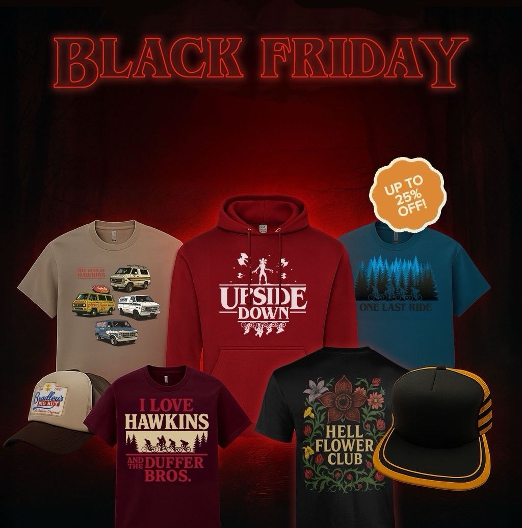 COMING SOON!
All your favourites but with a sweet added bonus!
This week is a big deal as we launch an epic sale.
Follow us to get the scoop!
thefandomcult.myshopify.com

#StrangerThings
#Fallout
#Ghostbusters
#Wednesday
#BlackFriday
#TVMerch