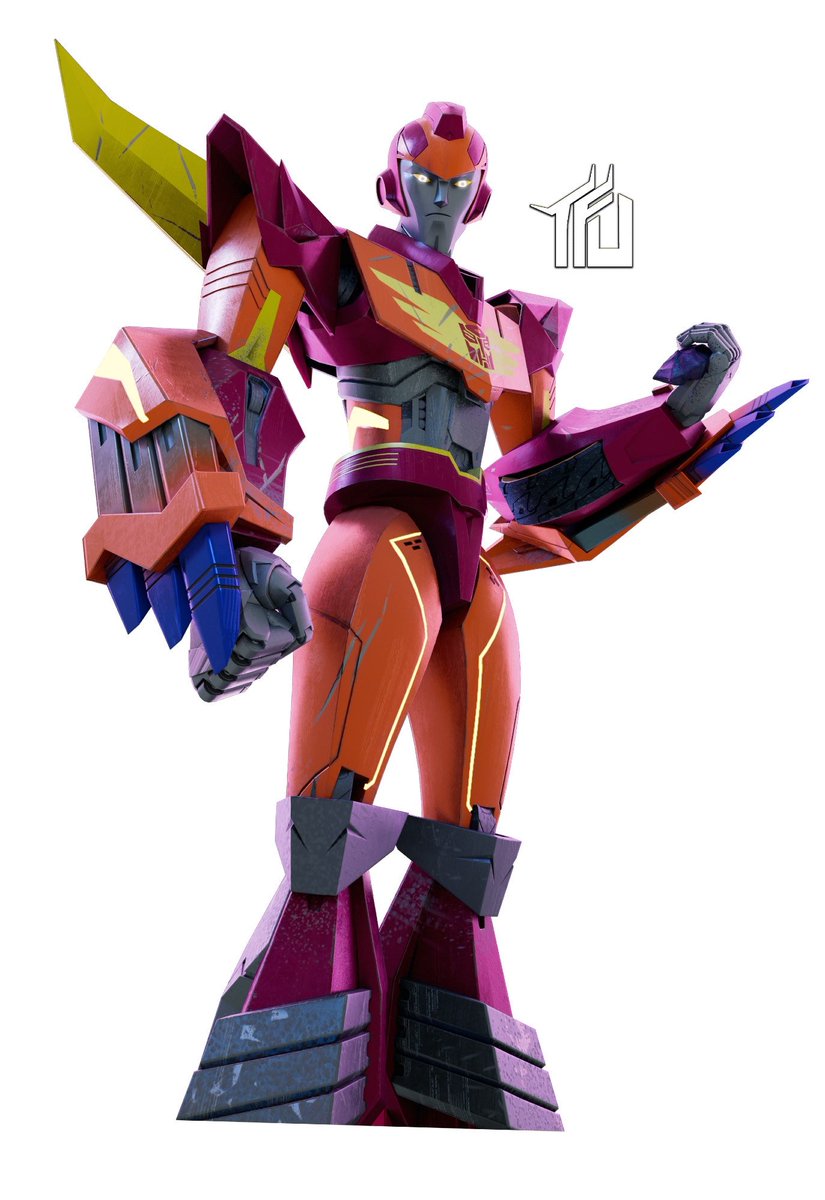 Slayslayandslay's tweet photo. Sorry but he looks so chopped me and bro has to jump in 
Upper body edit: me 
Lower body edit: @uhohitsalec 
#HotRod #Earthspark #Transformers https://t.co/01oyycwEAm