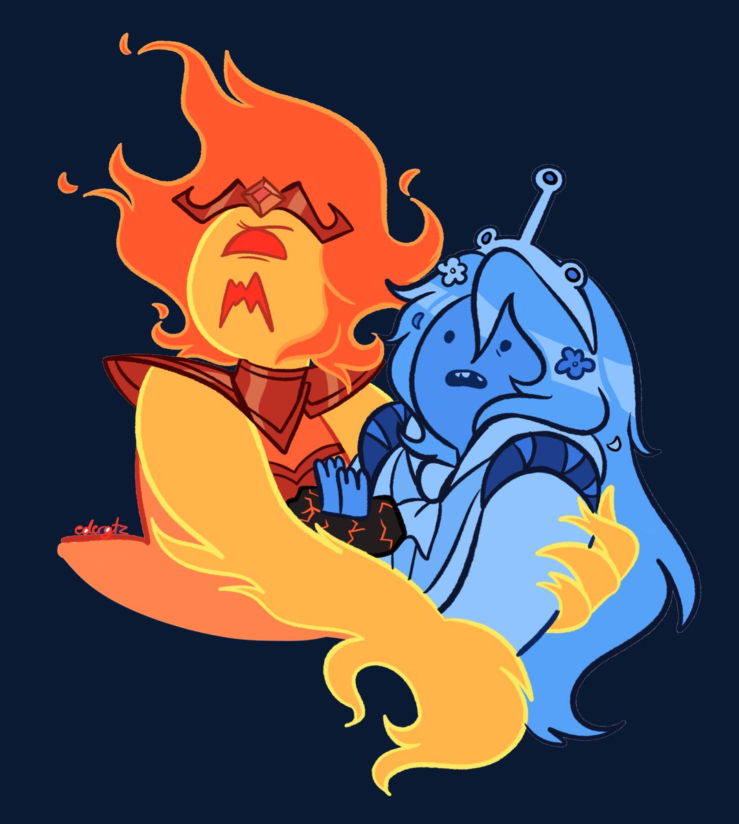 RT_2756's tweet image. More of this AU after a month 😃😃 #adventuretime