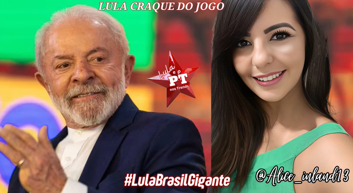 <a href="/Rogeriononatosa/">Rogério Santos 🚩🚩🩵🤍</a> <a href="/maristelaDuda/">maristela🚩🚩 (Reserva)</a> <a href="/teodzi3/">LULA DO POVO</a> <a href="/irailza8v17vi52/">Irailza Souza Dos Santos</a> <a href="/vegan55953/">Vegan 🌿</a> <a href="/JorgePerez34228/">Jorge Perez</a> <a href="/CapitaniJuan/">Juan Pablo Capitani Gutierrez</a> <a href="/BsMdut/">bs mdut 🚩🇧🇷 🇵🇸 🚩</a> <a href="/DanielaNora13/">Dany 🌵🚩</a> <a href="/sonia_garc40977/">Sonia Garcia</a> <a href="/Solange52705259/">Solange Lima</a> <a href="/raquelspx/">Raquel de  Souza</a> <a href="/laila_araujo/">laila_araujo</a> <a href="/prof_carlos_ere/">Prof. Carlos</a> <a href="/MacedoMeg/">Meg 🙏🏼🌟🇧🇷</a> <a href="/JoaoAmaralRS/">João Amaral</a> <a href="/Rafaelrsantos13/">rafaelrsantos</a> Seguindo todos SDV RT 
LULA CRAQUE DO JOGO