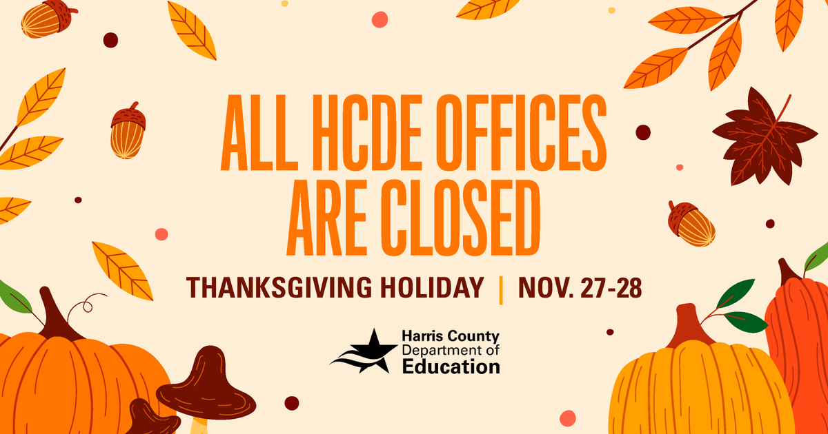 Harris County Department of Education tweet media