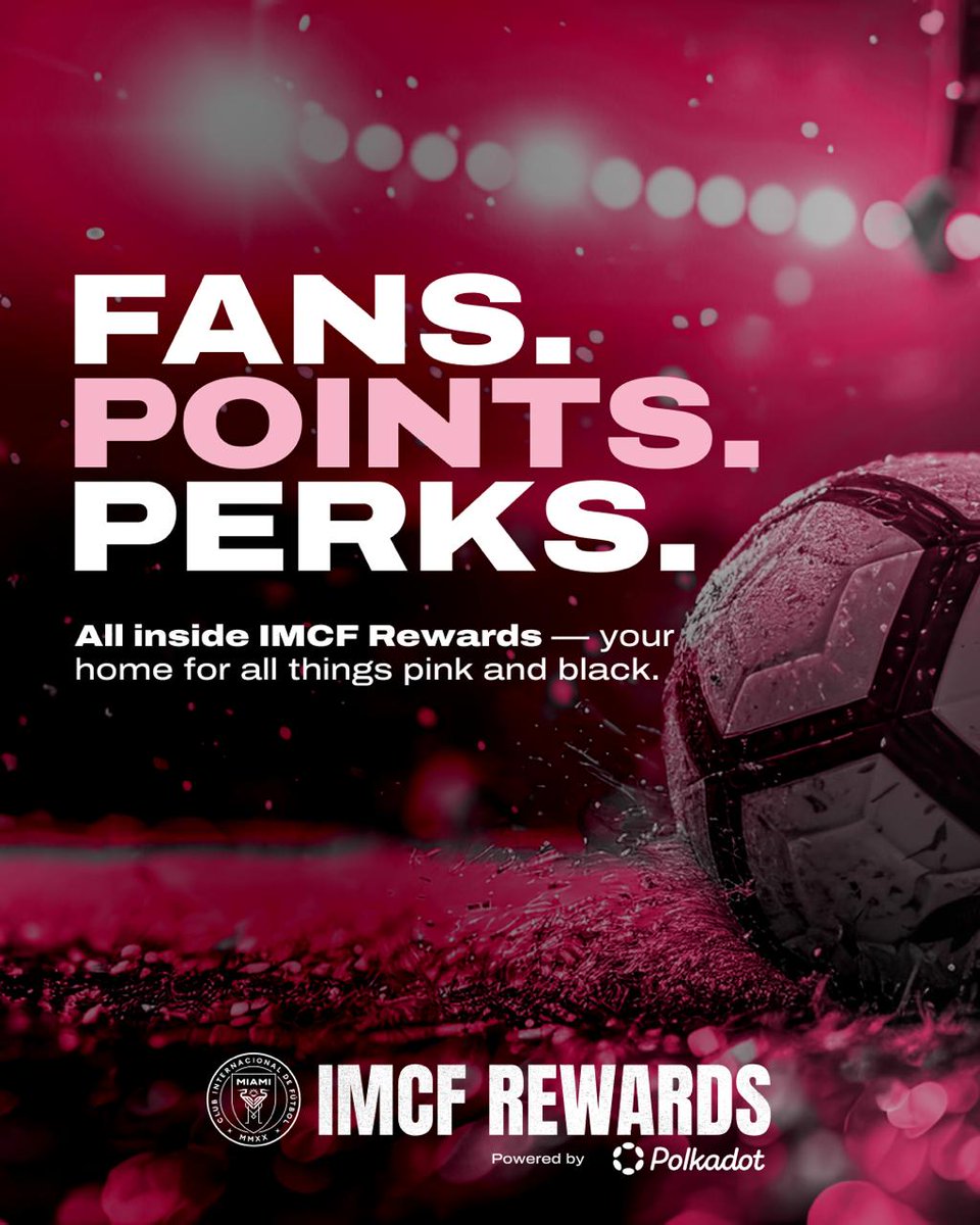 AndreyMcQueen's tweet photo. Repping the pink and black just got rewarding. ππ€ π¦©
Join me inside #IMCFRewards to start scoring points, prizes, and more. β½ππ₯π₯
π https://t.co/QDqoHUhhrT
#InterMiamiCF #Messi #Polkadot #Web3 https://t.co/c9pS6ygfPA