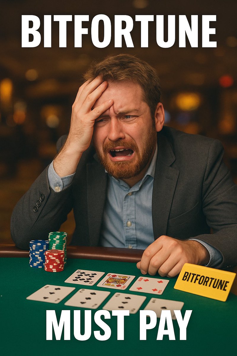 glitchkidd's tweet image. @bitfortune  turning ‘trust me bro’ into a lifestyle. 

Me: I can’t lose again.
BitFortune: hold my chips. 

If luck had a restraining order against me, BitFortune delivered the paperwork 😂👌 
@realisrare00 @bitfortune @RickRoss