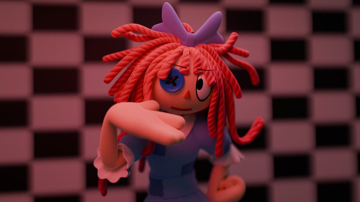 ok im gonna post my art on xter *gulps* i hope yew like it #TADC #tadcRagatha #blender rig by <a href="/zayJax_/">zayJax</a> ok