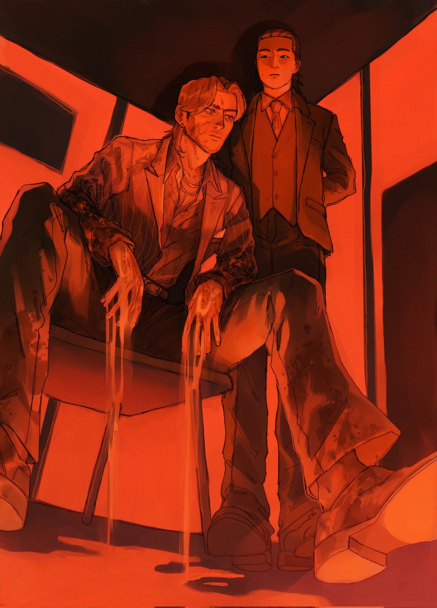 Kirassom's tweet image. - You&apos;re my bloody hands, Oda-san