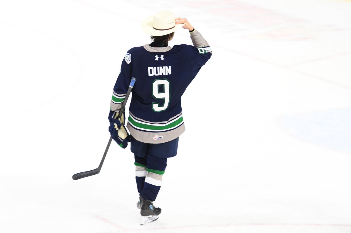 When you get a hat trick, you also get your choice of hats. Pretty sure this one went home with Coster after the <a href="/SeattleTbirds/">Seattle Thunderbirds</a>  game last night.
Photo taken for the <a href="/TbirdsBoosters/">T-birds Hockey Booster Club</a>