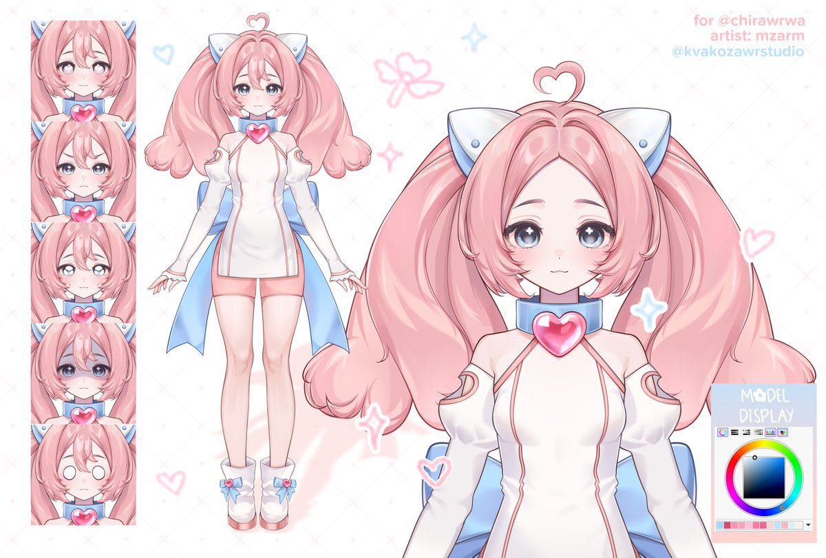 chirawrwa's tweet image. Here’s Chi vtuber models/refs if anyone ever wants to draw Chi :3