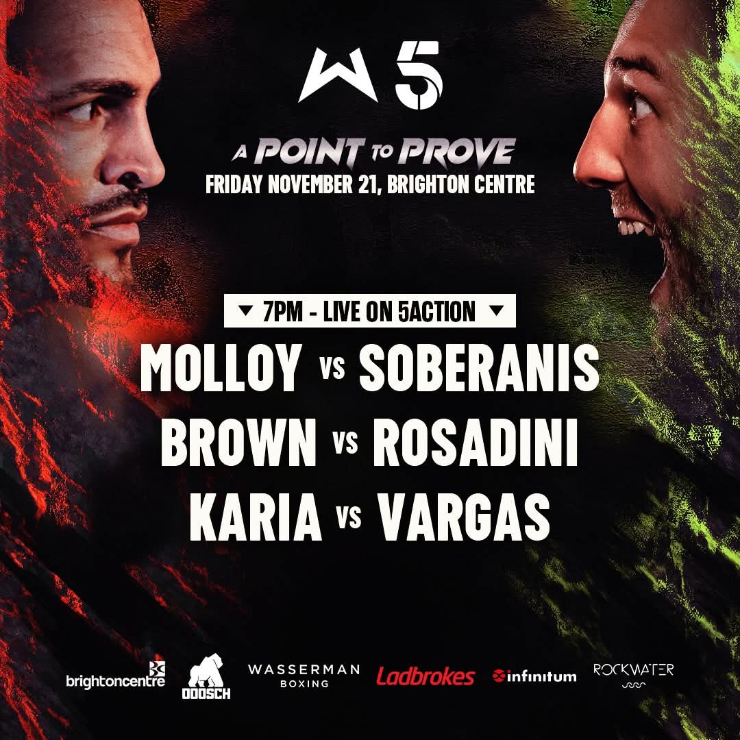 BlackFlashPromo's tweet image. Almost time! Catch Niall on 5Action at 7:45 pm📺🥊

#APointToProve #Brighton #ThePower #NiallBrown