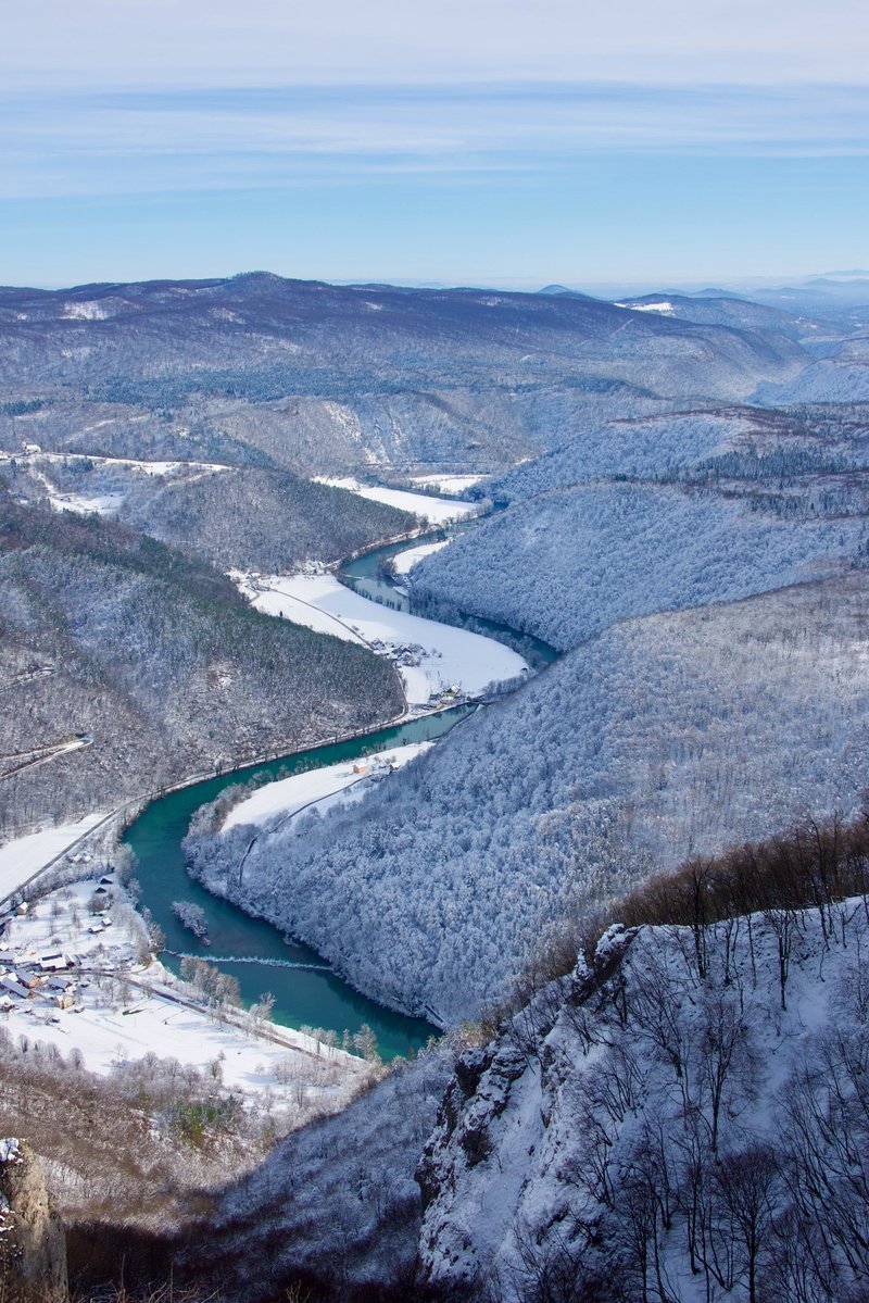ExploringSlo's tweet image. There are no big mountains in the Kočevje area, only hills and forests as far as the eye can see. Every trail feels remote, the forests greener (or whiter in winter) than anywhere you’d walked before and you’re more likely to be greeted by a wild animal than a human being…