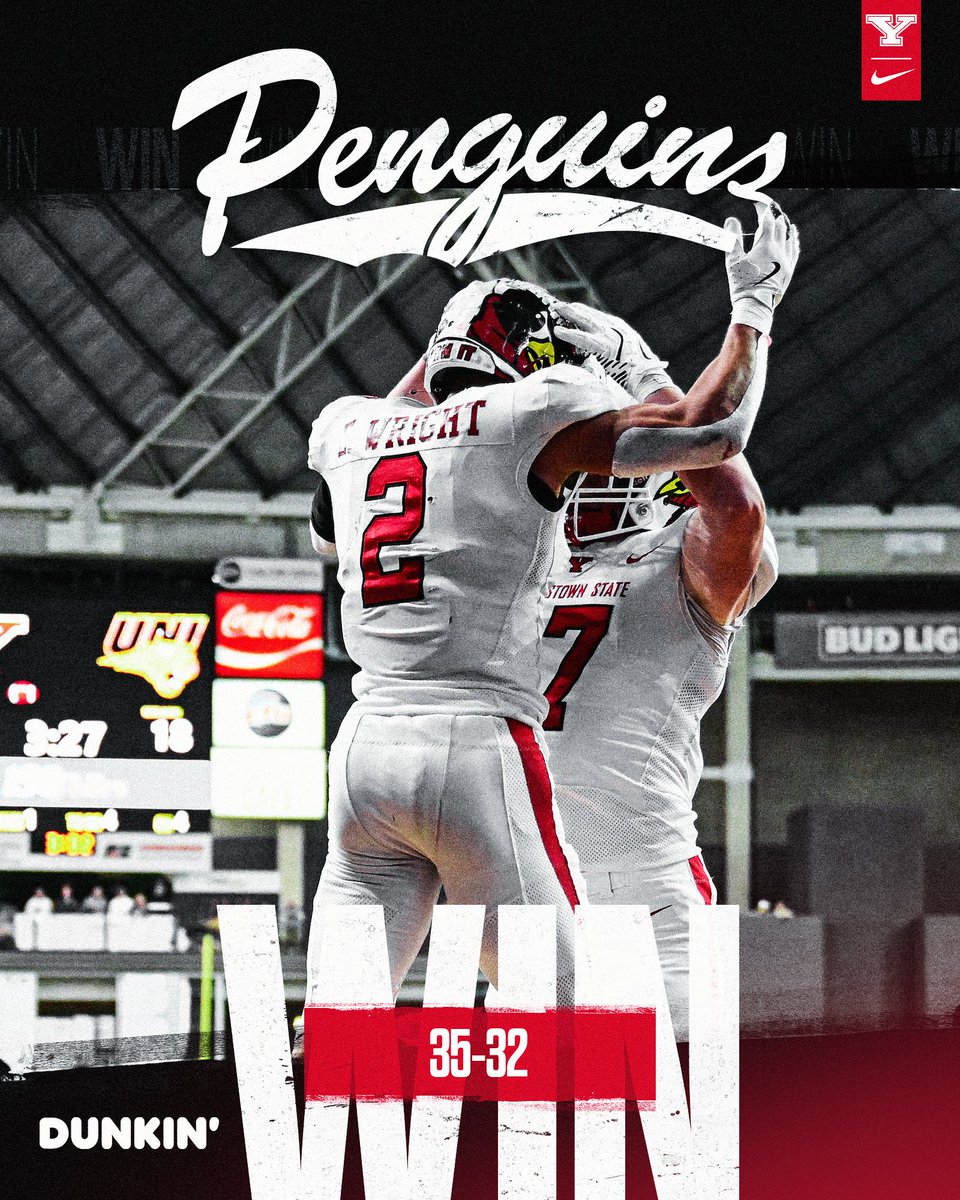 JUST WIN IN NOVEMBER!!!!! 🐧🏈

First time picking up a dub at UNI since 1999!!!

#GoGuins