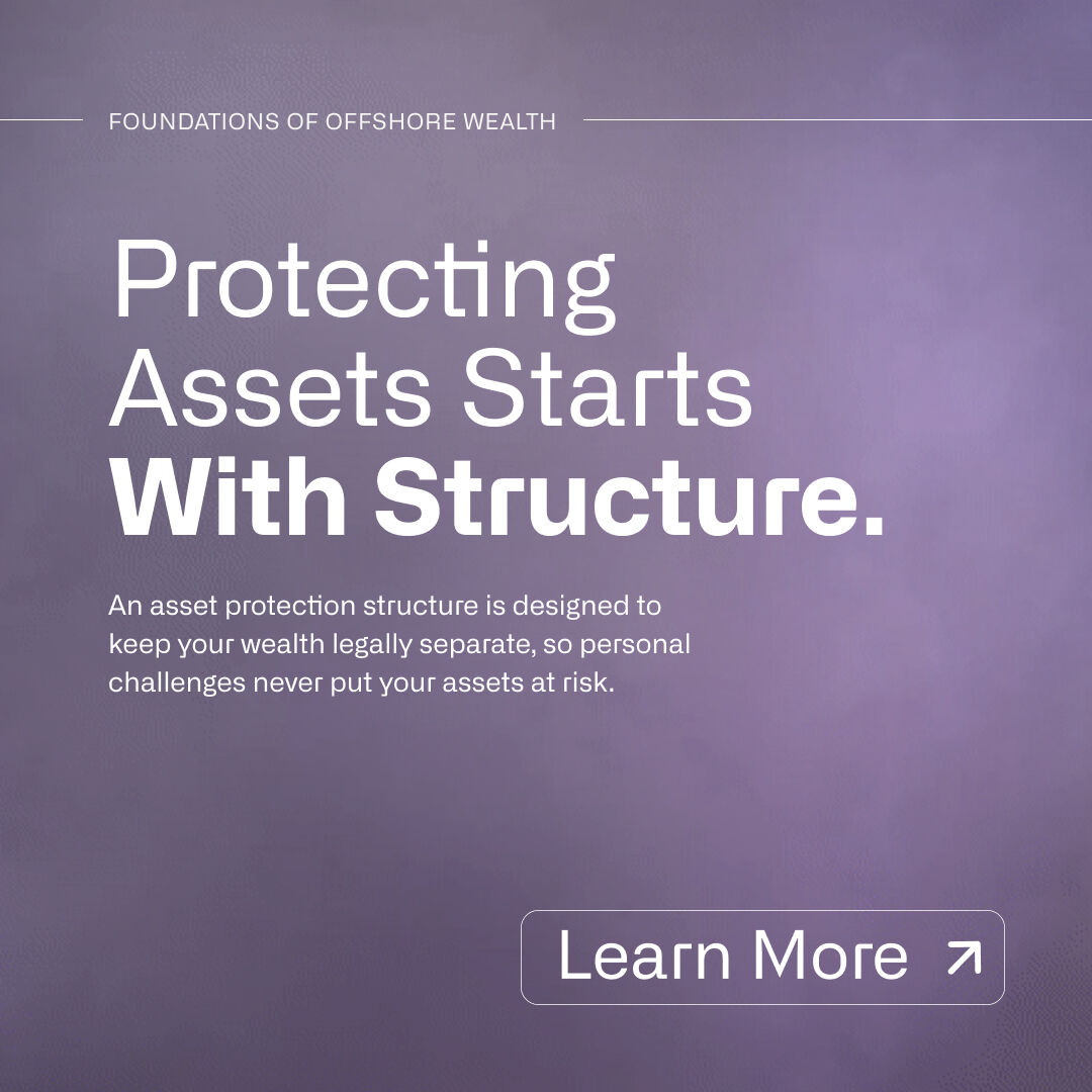 _wealthweb's tweet image. The best time to build protection? Before you ever need it.

The smartest form of protection isn’t reactive, it’s structural. By legally separating what you own from your personal name, you give your wealth room to breathe, grow, and endure.

At Wealth Web, we make offshore asset