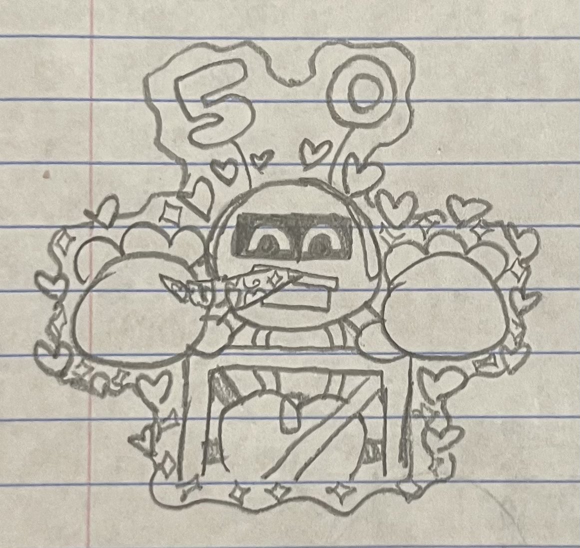 ryder1stPrizeBF's tweet image. day 50 of drawing first prize until i get his makeship plushie #baldisbasics #baldisbasicsplus #firstprize 

day 50: halfway to 100