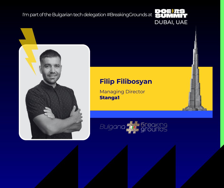 Stanga_1's tweet image. Thrilled to announce that our Managing Director, Filip will be attending the Doers Summit Dubai! 
🗓️ November 26–27, 2025 📍 Dubai Digital Park 
If you&apos;re attending, let&apos;s connect! Send a DM to schedule a meeting.
#DOERSDubai #AISolutions #TechTeams bit.ly/4oR6Cjv