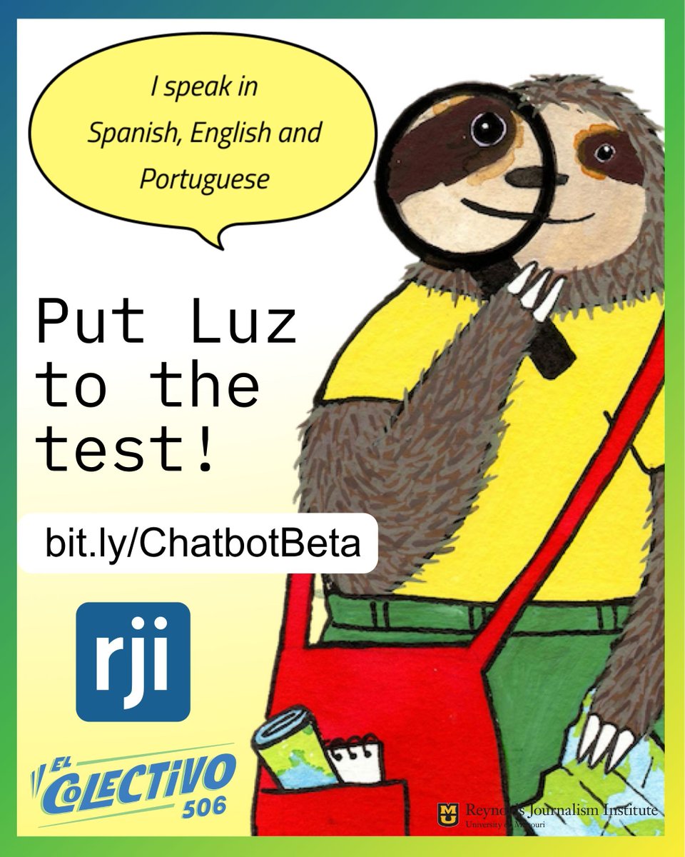 InnovationRJI's tweet image. Put Luz to the test! Luz is our new Solutions Journalism chatbot, built with El Colectivo 506. She speaks Spanish, English and Portuguese! She will help you turn your typical news pitch into a solutions journalism pitch. 

bit.ly/ChatbotBeta