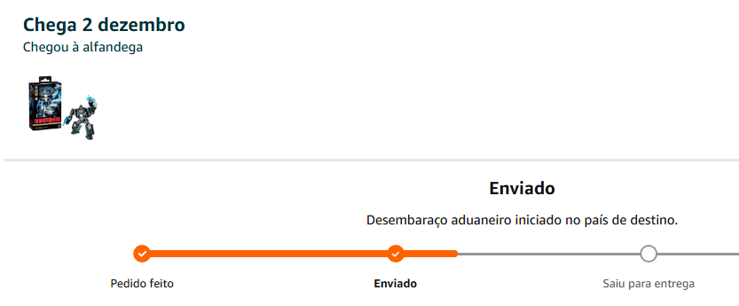 quem diria que era só esperar um mês pro boneco ficar 70 reais mais barato, cancelar a compra porquê não saia do lugar, comprar de novo, e em 3 dias ele já chegaria na alfandega.

a amazon não faz sentido e eu economizei uma grana, é isso