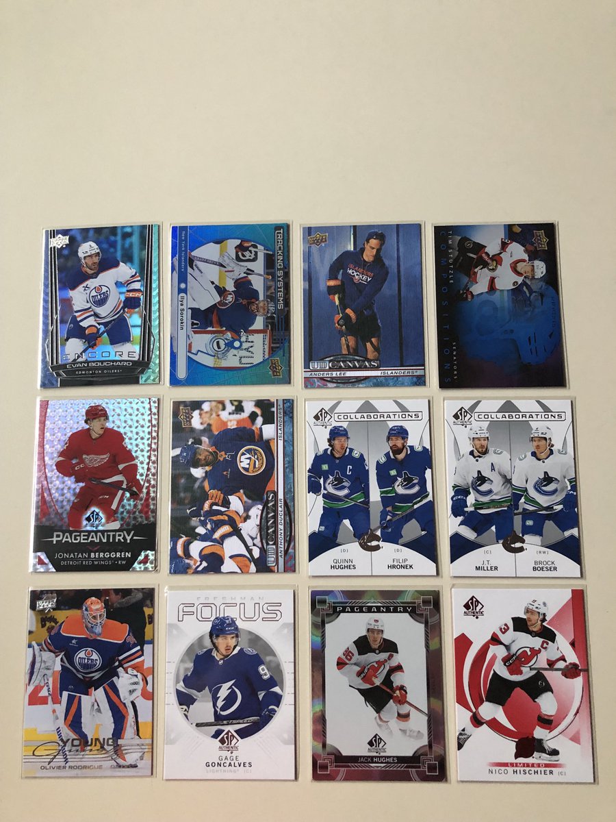 🔥🔥STACK SALE 🔥🔥

$2 each, discount on multiple purchases (see pinned tweet)

Maximum 12 cards per stack 

Shipping $5 within 🇨🇦/$10 to 🇺🇸

Reposts always appreciated thank you 

#TBBCrew #TBBReposts #NHL.⁦<a href="/trading_dawg/">G-Dawg Trading</a>⁩ ⁦<a href="/LimitedCards/">LimitedCards</a>⁩ #Oilers #Islanders #Senators