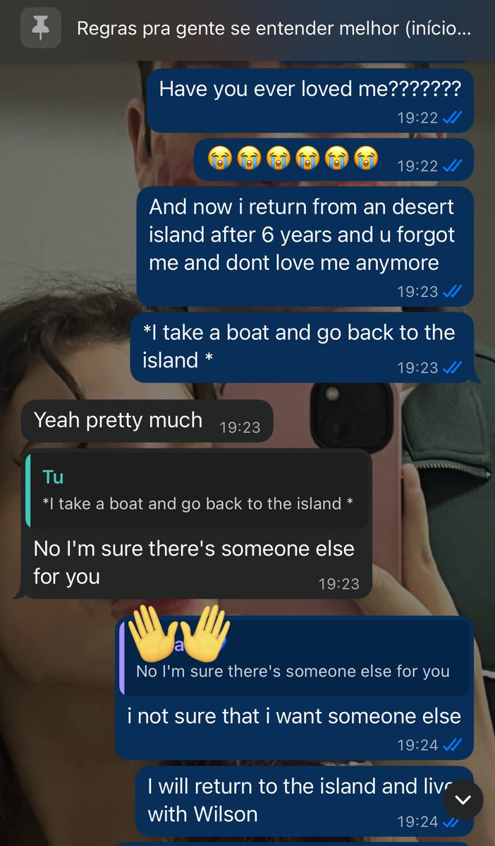 Torres_study's tweet image. A coisa mais engracada do mundo ta sendo criar situações hipotéticas em ingles pro meu namorado (americano-brasileiro)