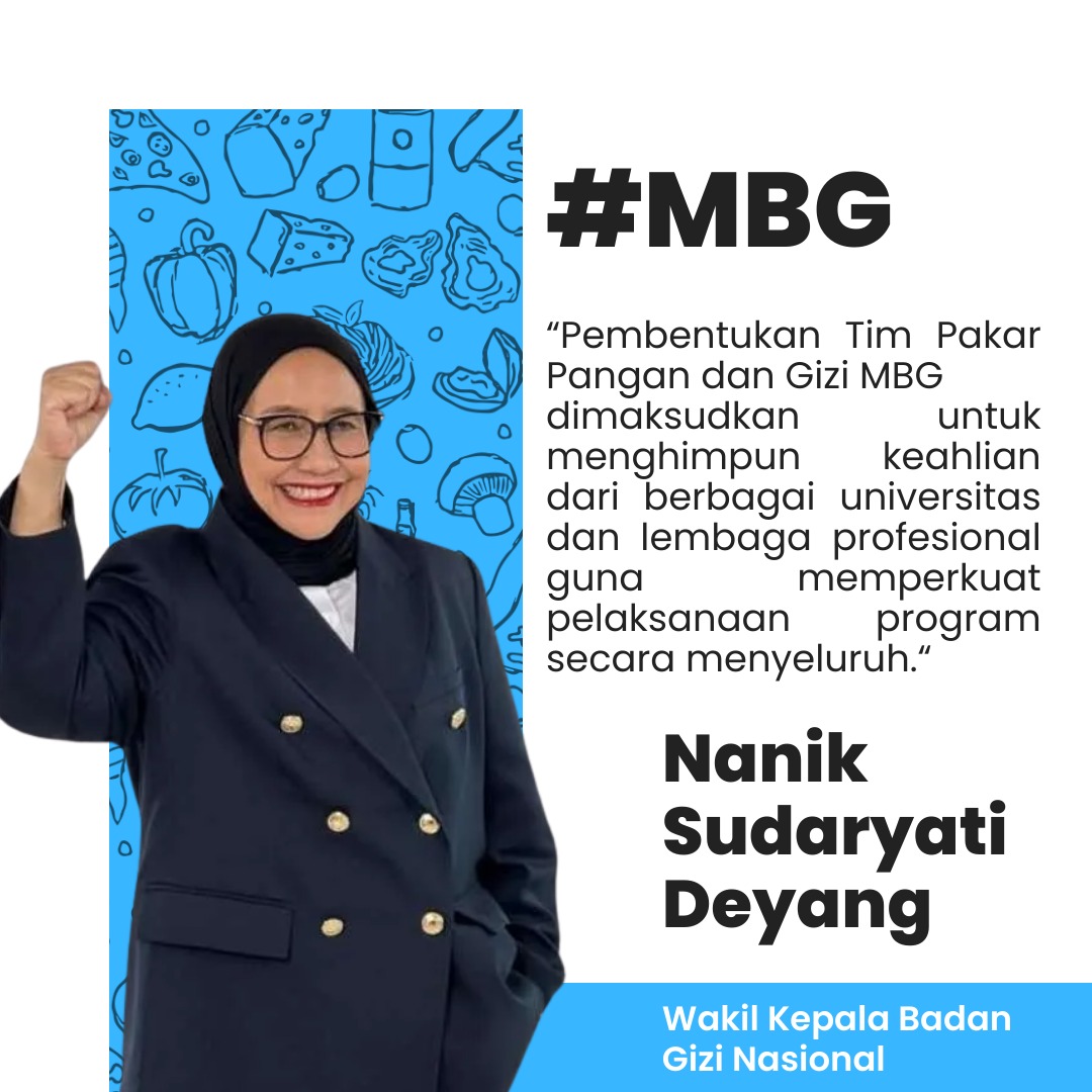 NusantaraHukum's tweet image. Pembentukan Tim Pakar Pangan dan Gizi bukan hanya langkah teknis. Ini adalah fondasi bagi transformasi besar, memastikan program Makan Bergizi Gratis berjalan optimal.

#MBG #ProgramPrioritas #ProgramPresiden #Gizi #Sehat